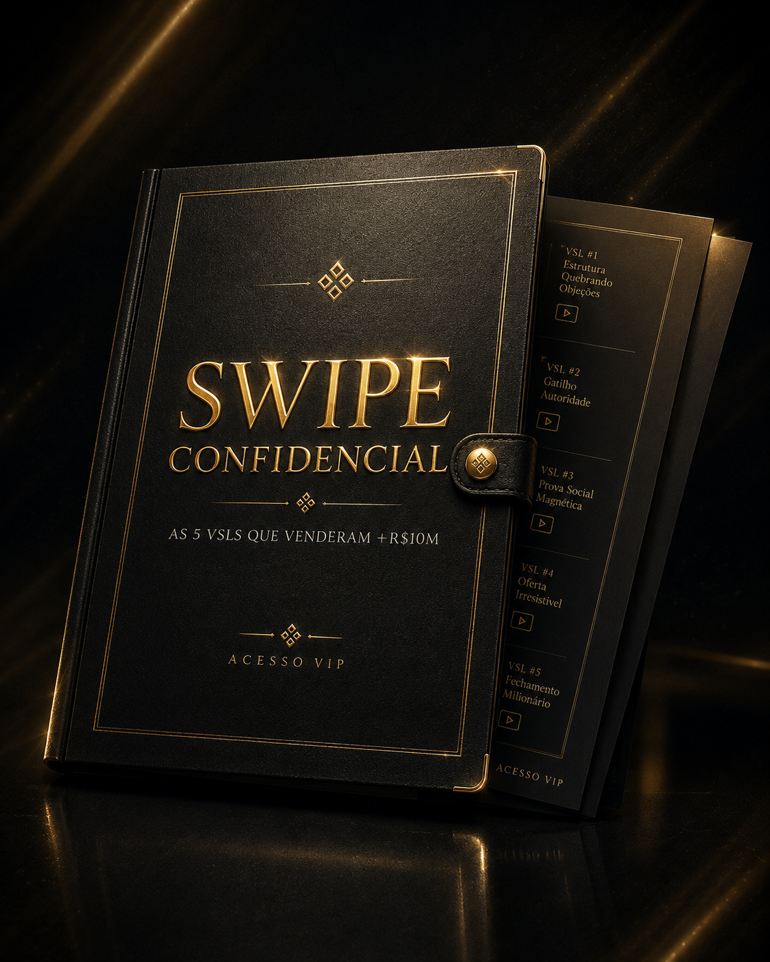 Mockup Swipe Confidencial